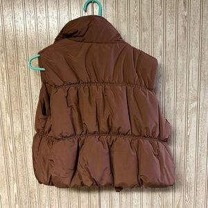 Brown Puffer Vest